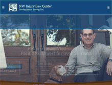 Tablet Screenshot of nwinjurylawcenter.com